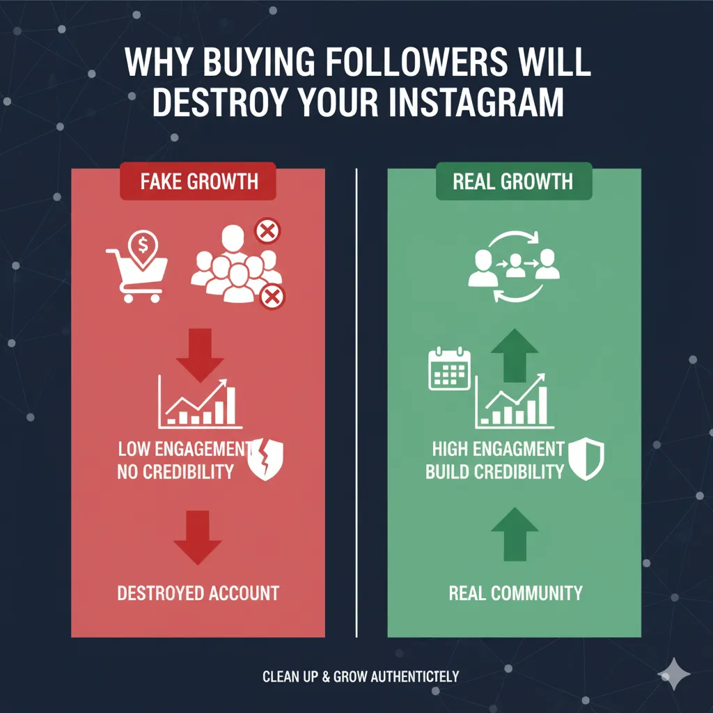 Why Buying Followers Will Destroy Your Instagram (And How to Fix It)