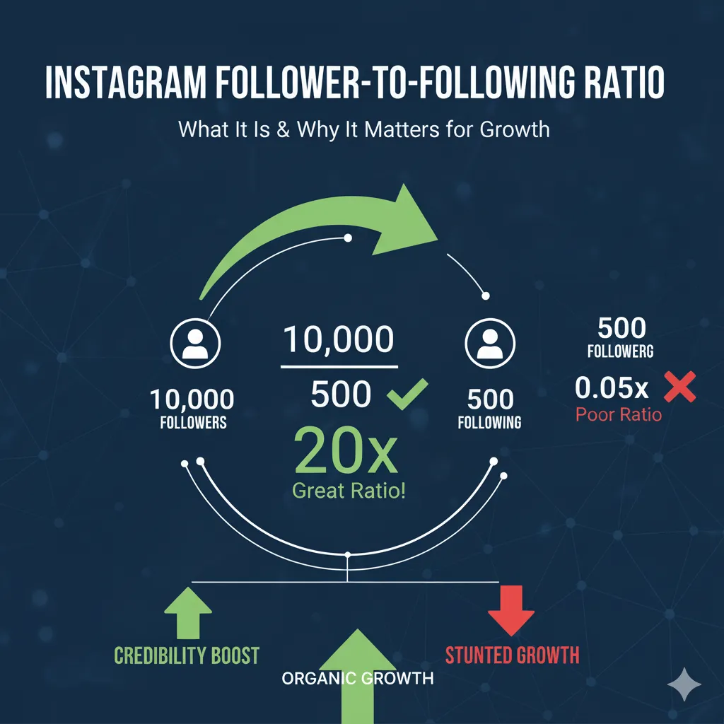 Instagram Follower-to-Following Ratio: What It Is & Why It Matters for Growth