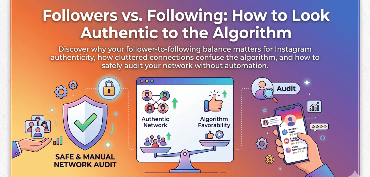 Followers vs. Following: How to Look Authentic to the Algorithm