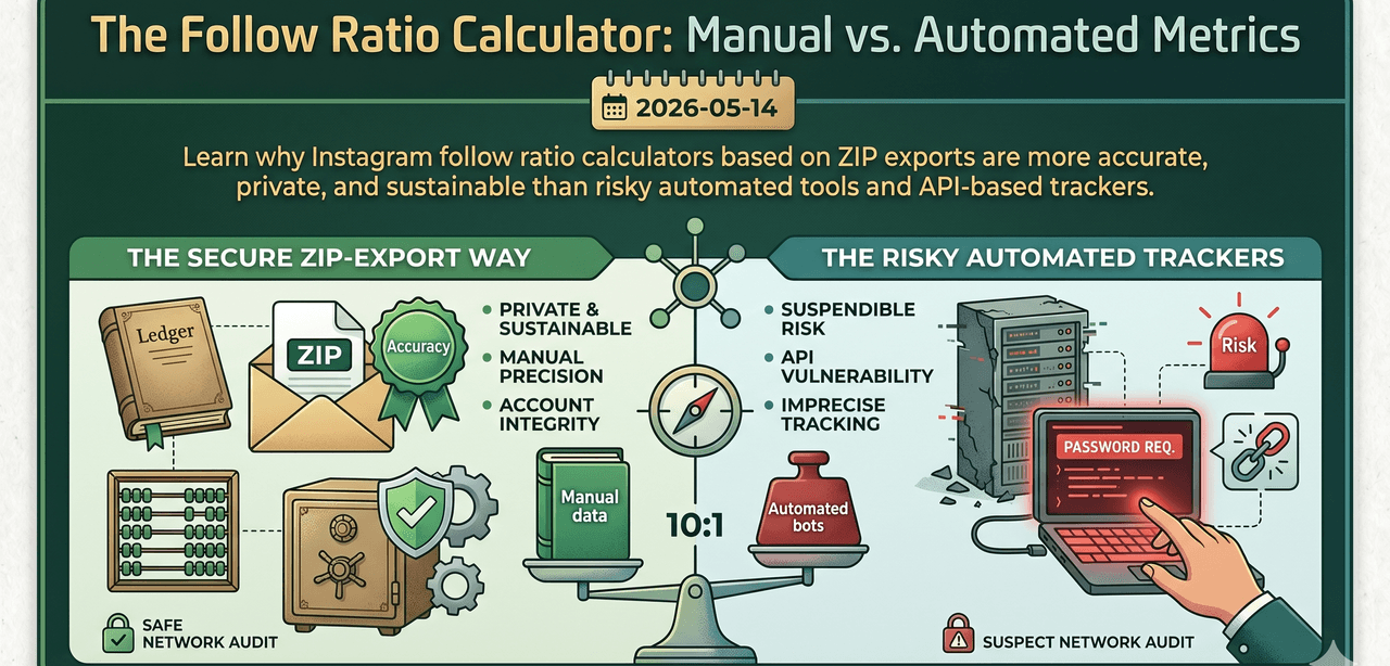The Follow Ratio Calculator: Manual vs. Automated Metrics