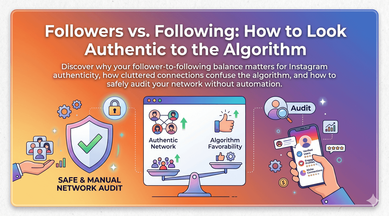 Followers vs. Following: How to Look Authentic to the Algorithm