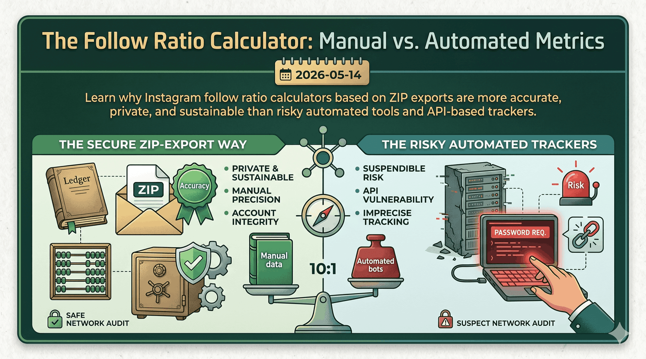 The Follow Ratio Calculator: Manual vs. Automated Metrics