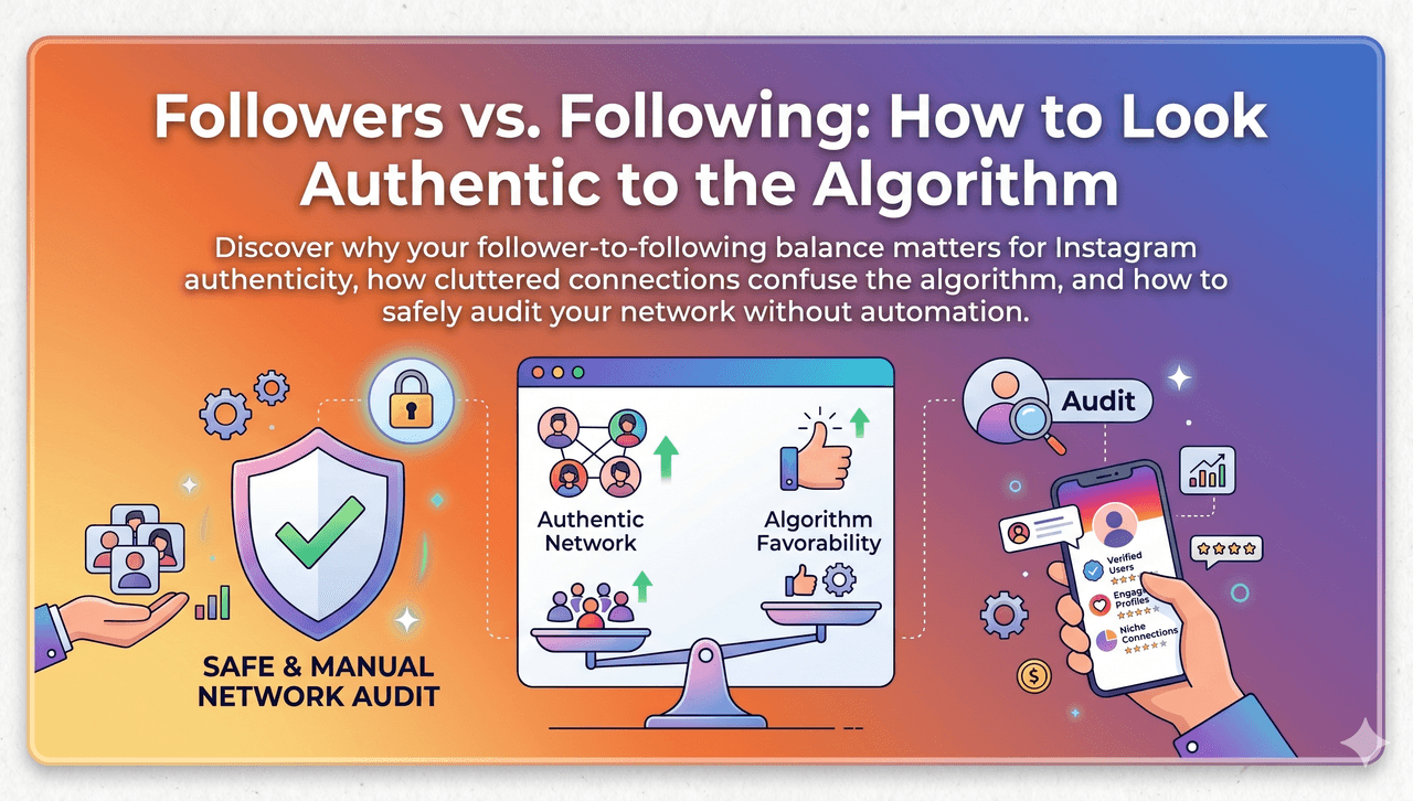 Followers vs. Following: How to Look Authentic to the Algorithm