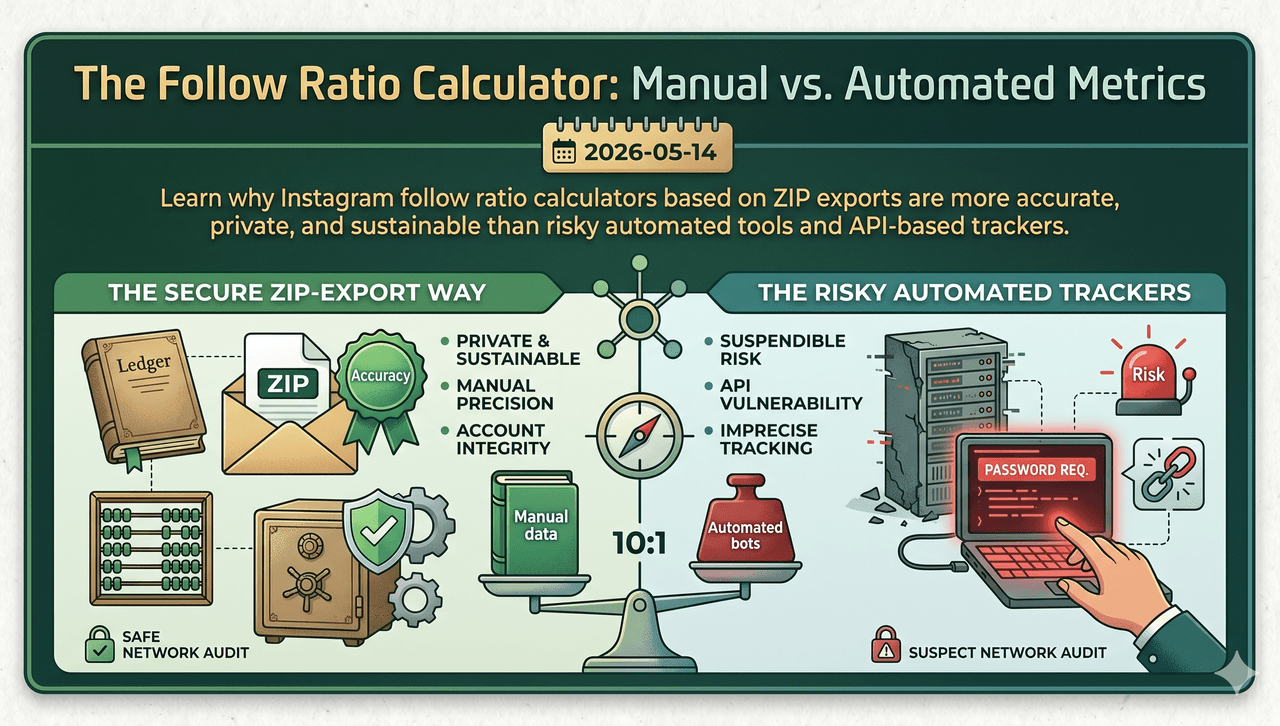 The Follow Ratio Calculator: Manual vs. Automated Metrics