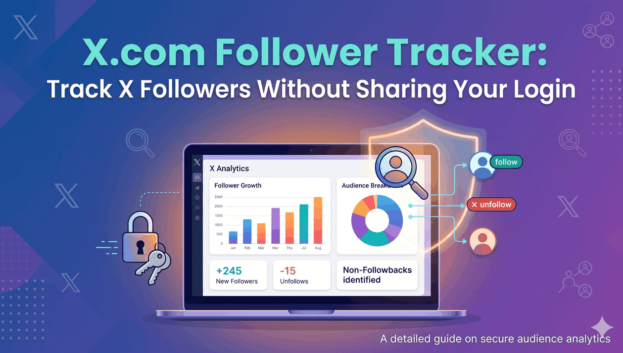 Twitter Follower Tracker: Track X Followers Without Sharing Your Login