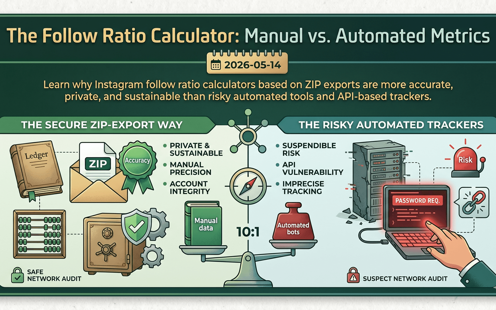 The Follow Ratio Calculator: Manual vs. Automated Metrics